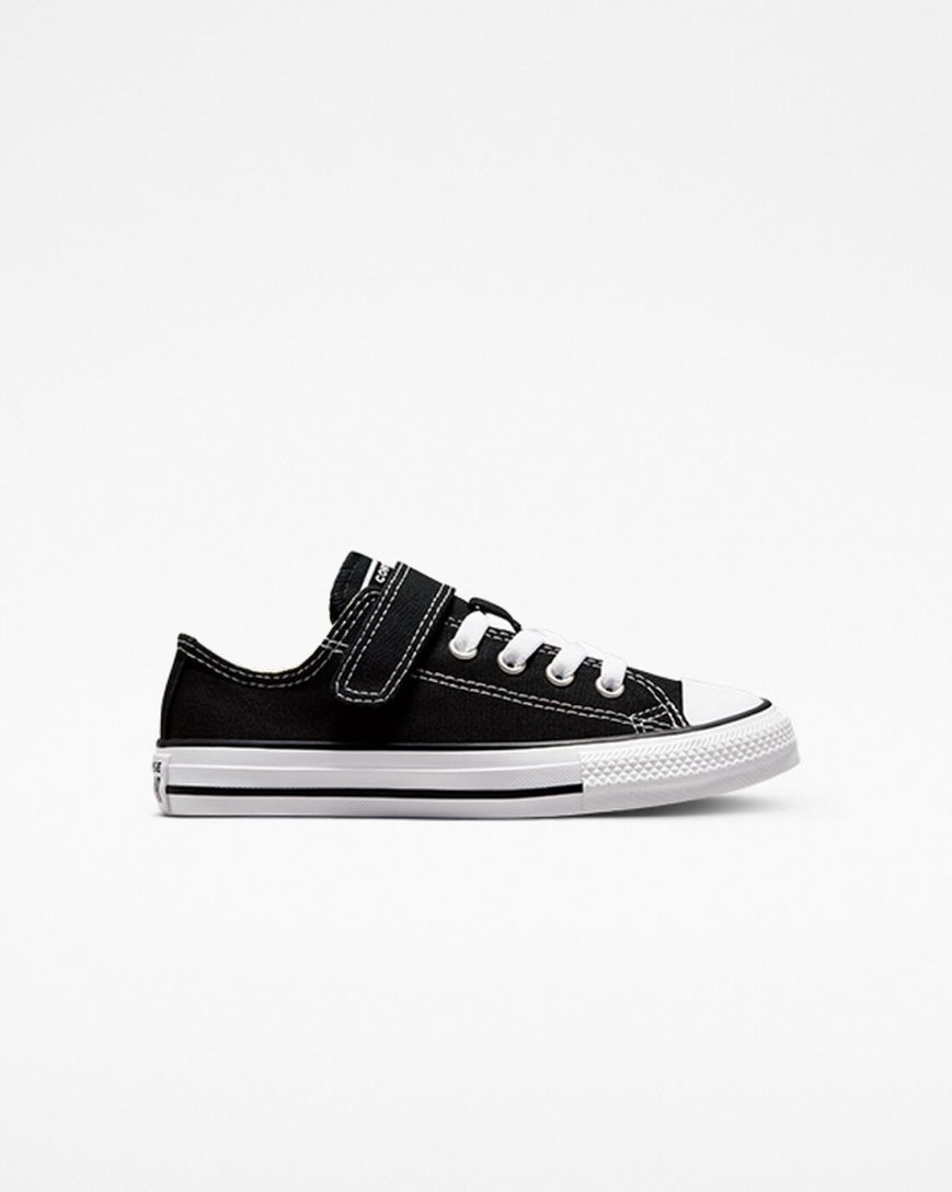 Tenisi Fete Converse Chuck Taylor All Star Easy-On Negrii Bej Albi | RO YZ13GH521